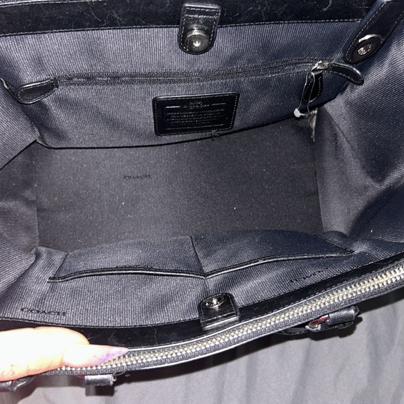 Coach Black and Brown Signature Tote Bag - Picture 8 of 17